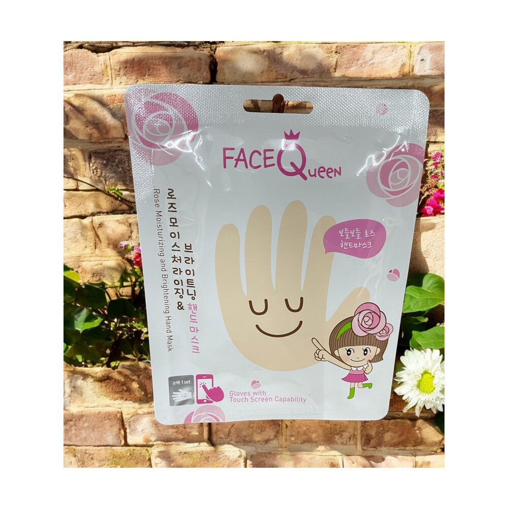 韓國FACEQueen蜂蜜牛奶手膜/玫瑰嫩白保濕手膜 現貨快速出貨一包一對 F03-11-圖片-1