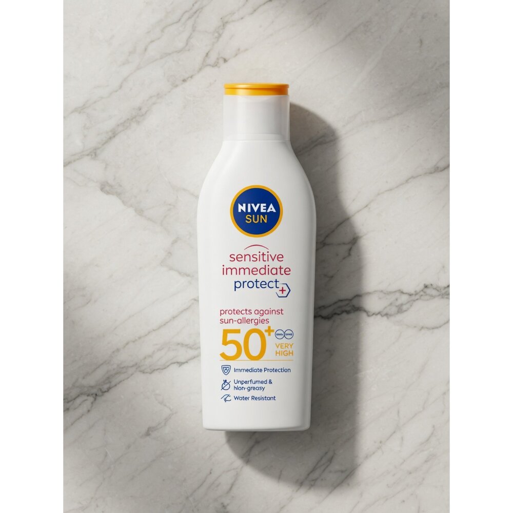 F10-60-NIVEA 妮維雅 專業級防曬乳 光敏感測試SPF50+, 200ml 有效期限:2026/10現貨