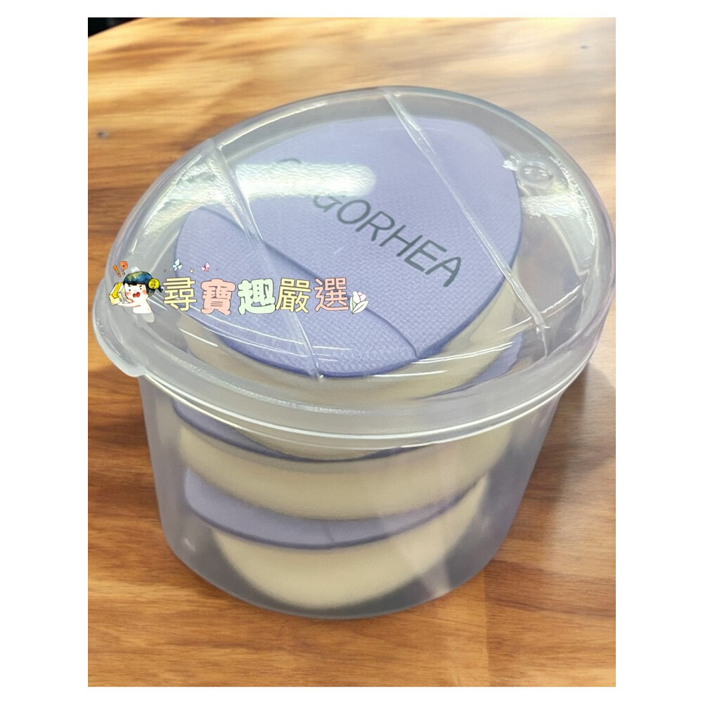 G02-3-GOGORHEA 瓜子小粉撲6入組 手指粉撲 氣墊粉撲 部位上妝 遮瑕 現貨/快速出貨 G02-3