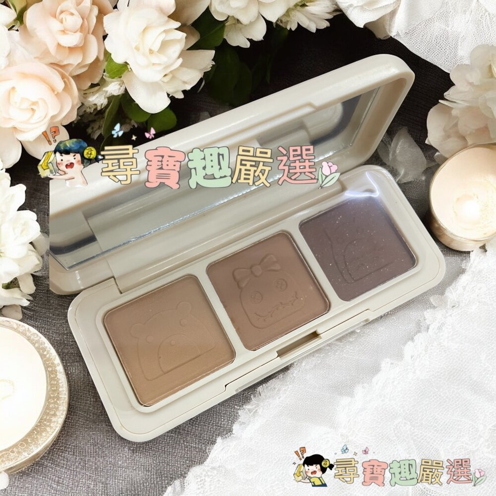 牛奶方糖三色眼影/遮瑕 淑女兔四色眼影盤現貨-圖片-2