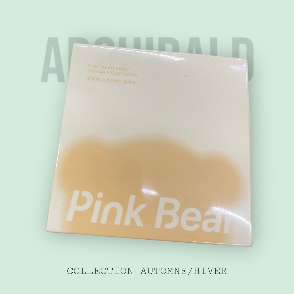 G07-25-Pink Bear 皮可熊 少女夢境九色眼影盤 #02 燕麥雲朵現貨