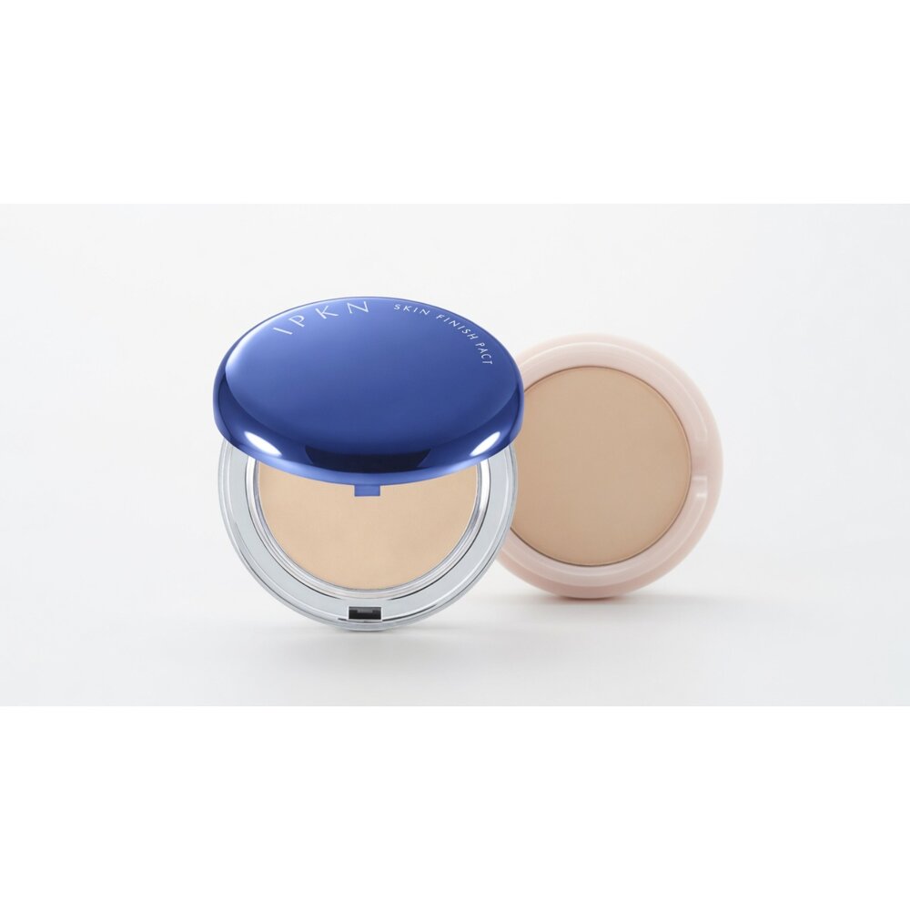 G09-44-全新無封膜 IPKN 定妝粉餅+補充粉蕊, 21 NUDE BEIGE 裸膚色現貨
