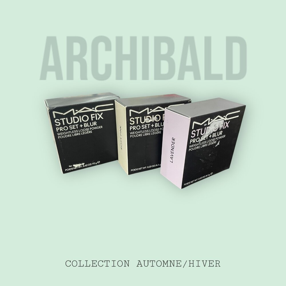 G10-25-MAC Studio Fix 專業定妝＋模糊輕盈散粉 蜜粉（透明無色）/Rosy Pink（玫瑰粉調）/Lavender