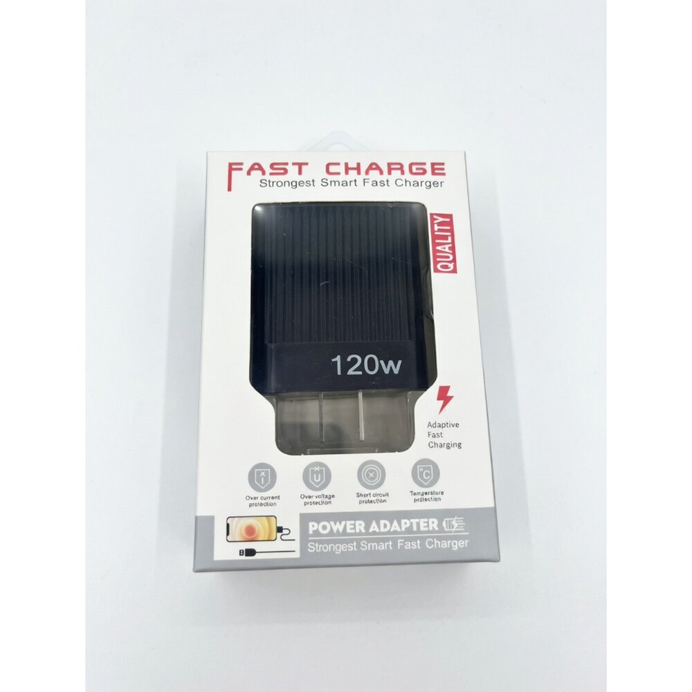 H02-11-120W 氮化鎵快速充電頭 黑\白 [平行輸入]現貨