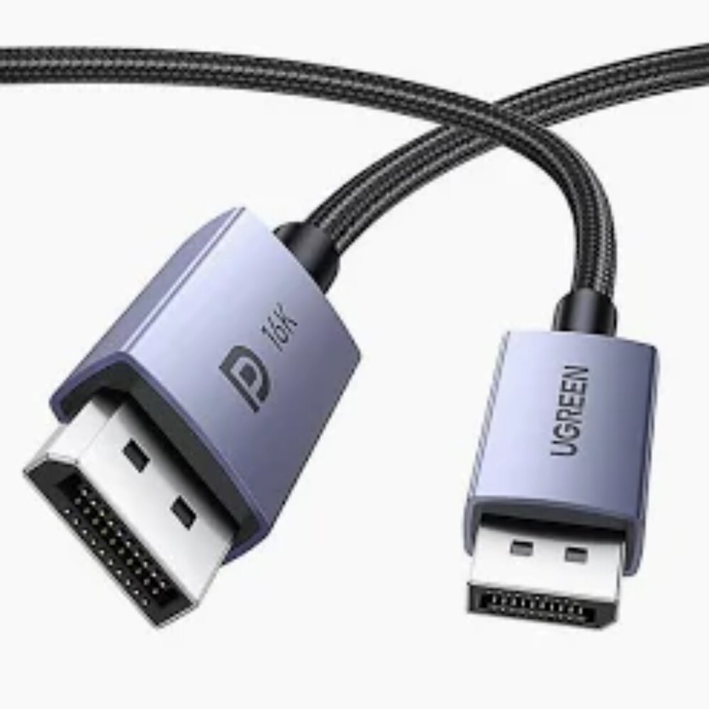 H02-34-UGREEN 綠聯 頂級 16K DP to DP 2.1 傳輸線, 1m現貨