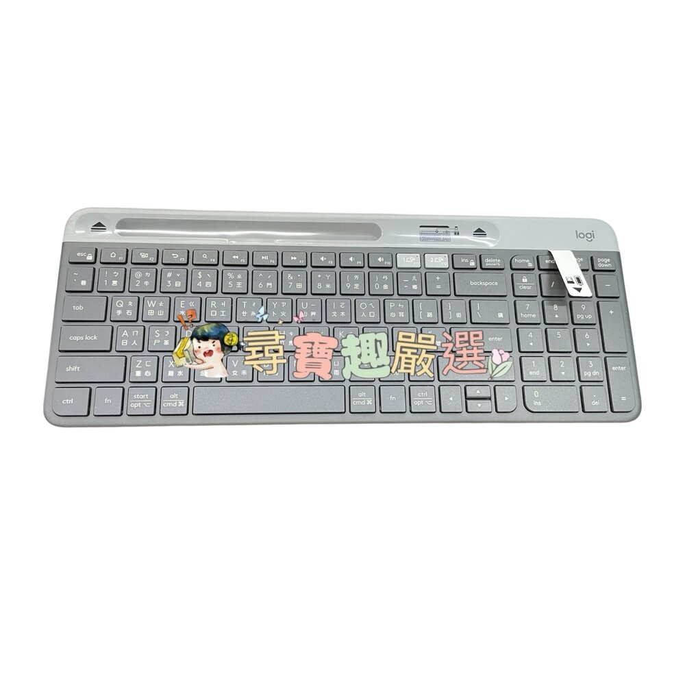 Logitech羅技 K580超薄跨平台無線藍芽鍵盤石磨黑/無線藍芽鍵盤 白色/K380無線藍芽鍵盤白色(展示機)/K3-圖片-7