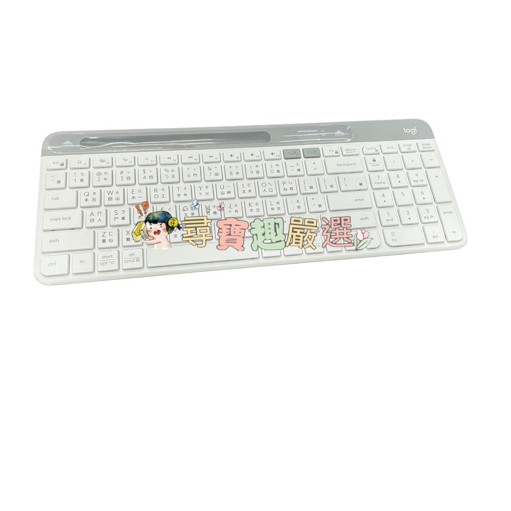 Logitech羅技 K580超薄跨平台無線藍芽鍵盤石磨黑/無線藍芽鍵盤 白色/K380無線藍芽鍵盤白色(展示機)/K3-圖片-8