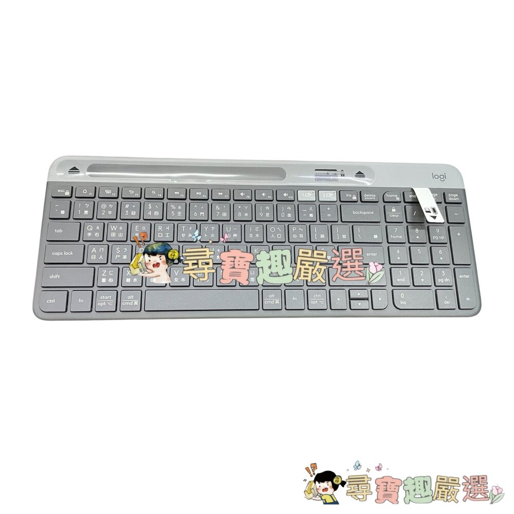 Logitech羅技 K580超薄跨平台無線藍芽鍵盤石磨黑/無線藍芽鍵盤 白色/K380無線藍芽鍵盤白色(展示機)/K3-圖片-7