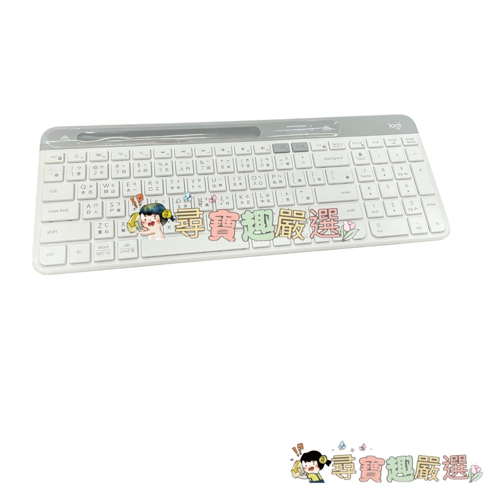 Logitech羅技 K580超薄跨平台無線藍芽鍵盤石磨黑、白色/K380無線藍芽鍵盤白色無接收器(展示機)/K380無-圖片-8