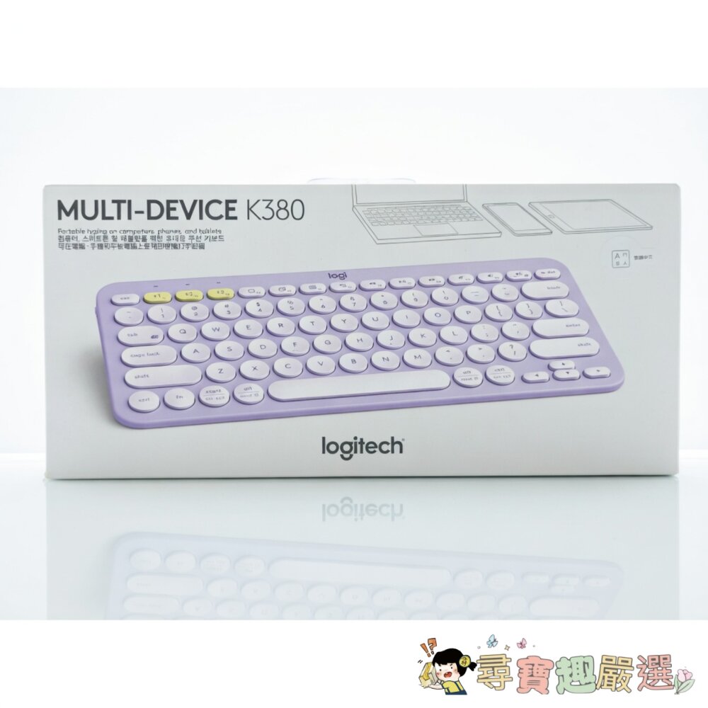 Logitech羅技 K580超薄跨平台無線藍芽鍵盤石磨黑、白色/K380無線藍芽鍵盤白色無接收器(展示機)/K380無-圖片-9