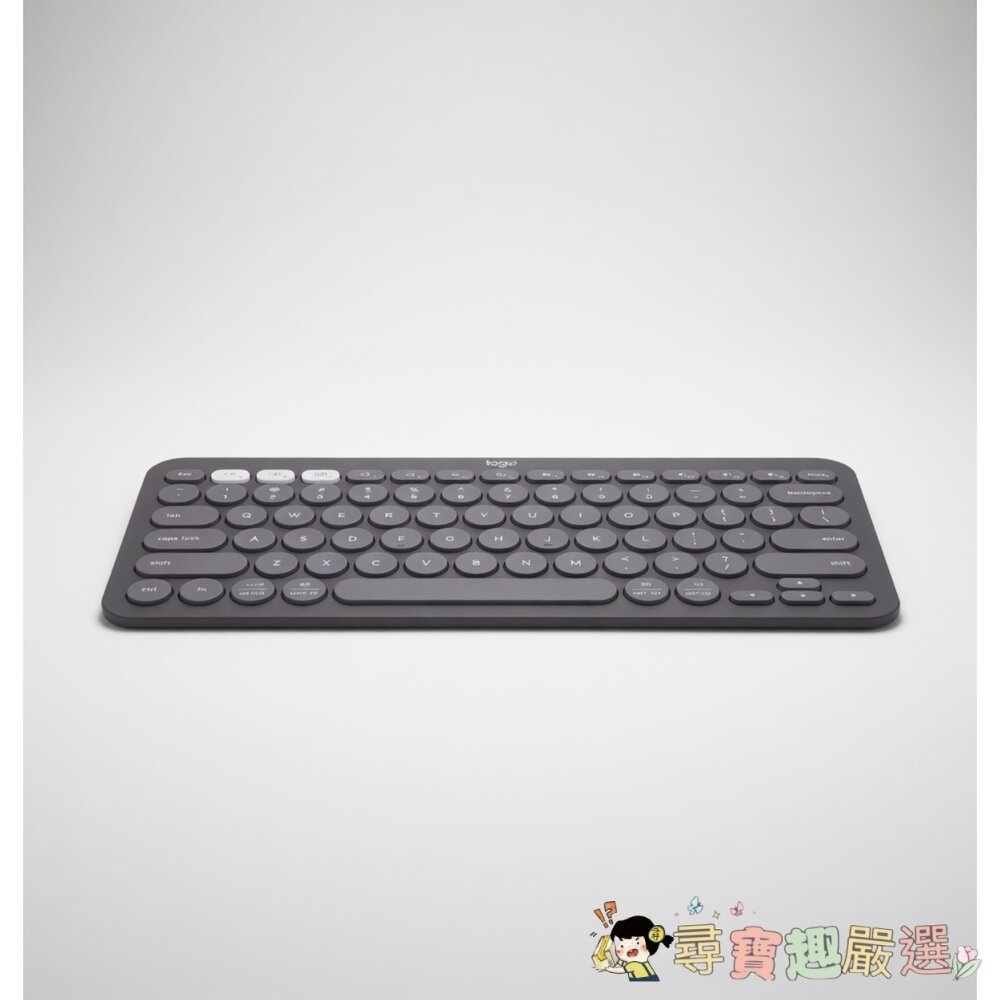 *尋寶趣嚴選*辦公 筆電 推薦 Logitech羅技 有繁體中文注音 K380S無線 藍芽鍵盤 無接收器 粉/黑/白現貨-圖片-2
