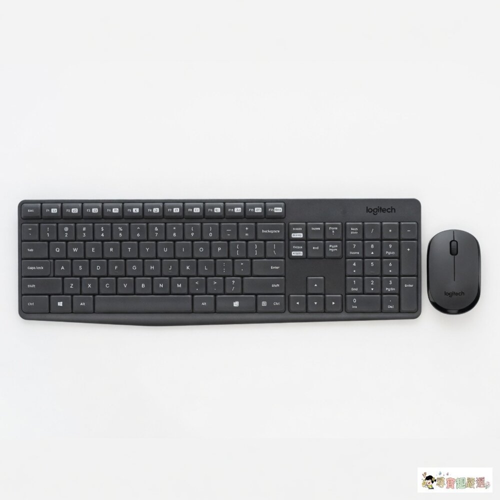 24H出貨現貨 展示機 盒損 logitech 羅技 MK235 無線鍵盤滑鼠組 公司貨 灰色5-7現貨-圖片-2