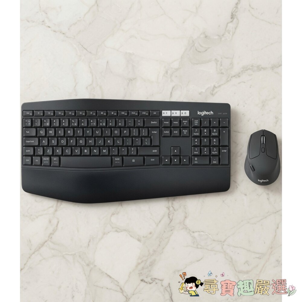 *尋寶趣嚴選* 無線 鍵盤滑鼠 藍芽 logitech 羅技 MK850 PERFORMANCE無線滑鼠鍵盤組[九成新] 封面照片