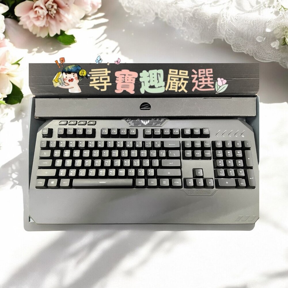  ASUS華碩 TUF GAMNG K5電競有線鍵盤 RGB燈光
