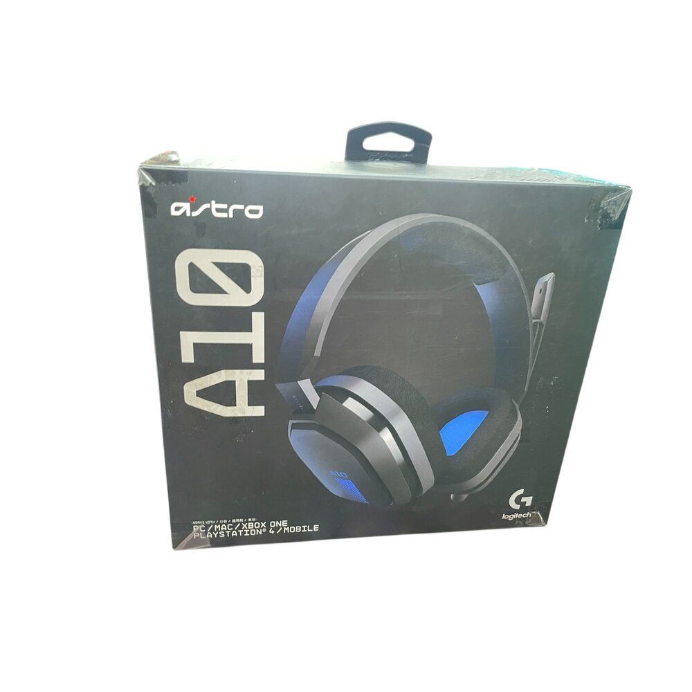 H05-3-Logitech羅技 A10 有線電競遊戲耳機麥克風 9成新 盒損品