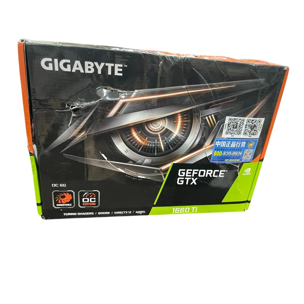 H06-19-技嘉 1660TI 顯示卡  GIGABYTE
