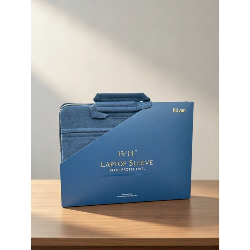 H06-21-Riivan  13/14 吋隱藏式提把防震電腦包 (Laptop Sleeve)現貨