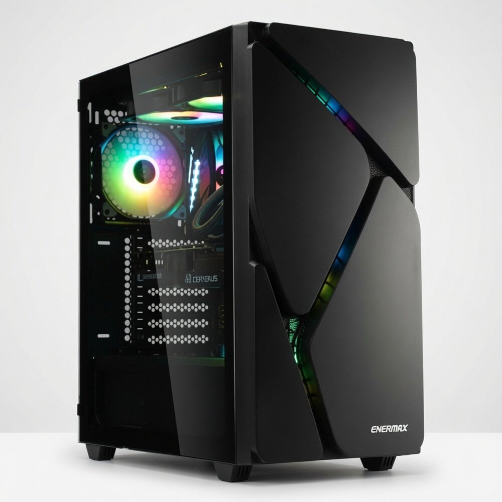 H06-28-24H出貨MarbleShell MS30 ARGB 冰曜石 (黑) ATX 電腦機殼[裸裝無盒]現貨