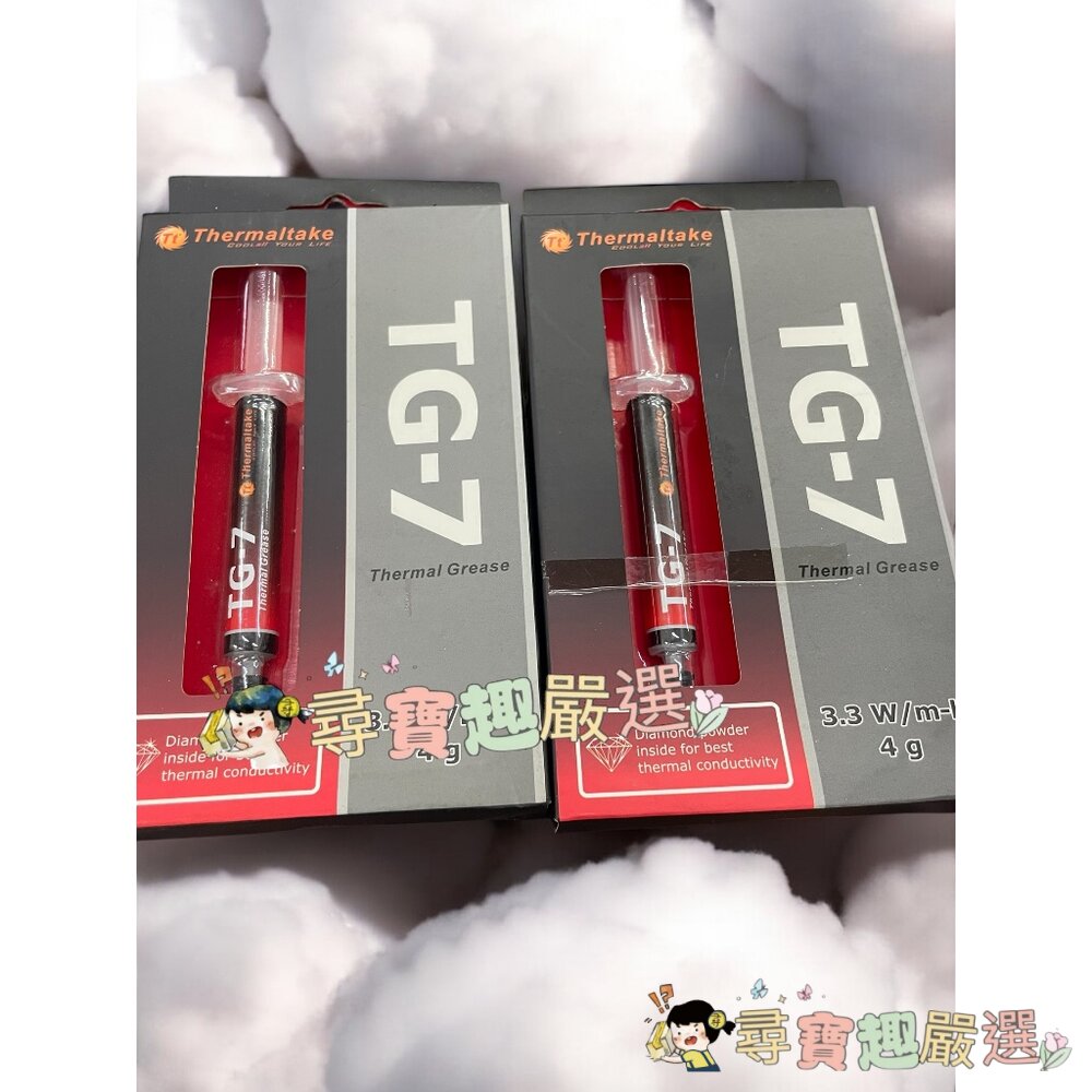 曜越 Thermaltake TG-7 CUP鑽石粉末散熱膏 公司正品現貨 盒損良品H06-6現貨 封面照片