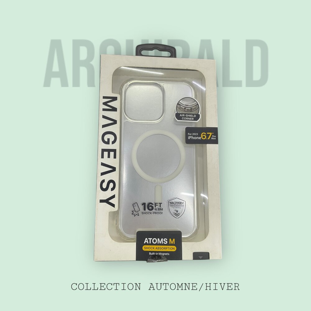 H07-1-MAGEASY（魚骨牌 / 魔易）ATOMS M（M 代表 MagSafe 內建磁圈版本）iPhone 16 Pro M