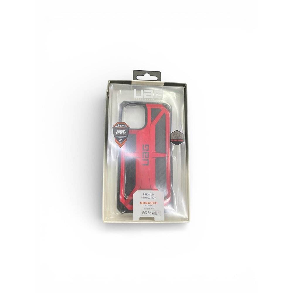 H07-12-蘋果12 PRO MAX(6.7)UAG軍規防摔手機殼 黑紅/全藍/墨綠/灰銀色/黑色現貨