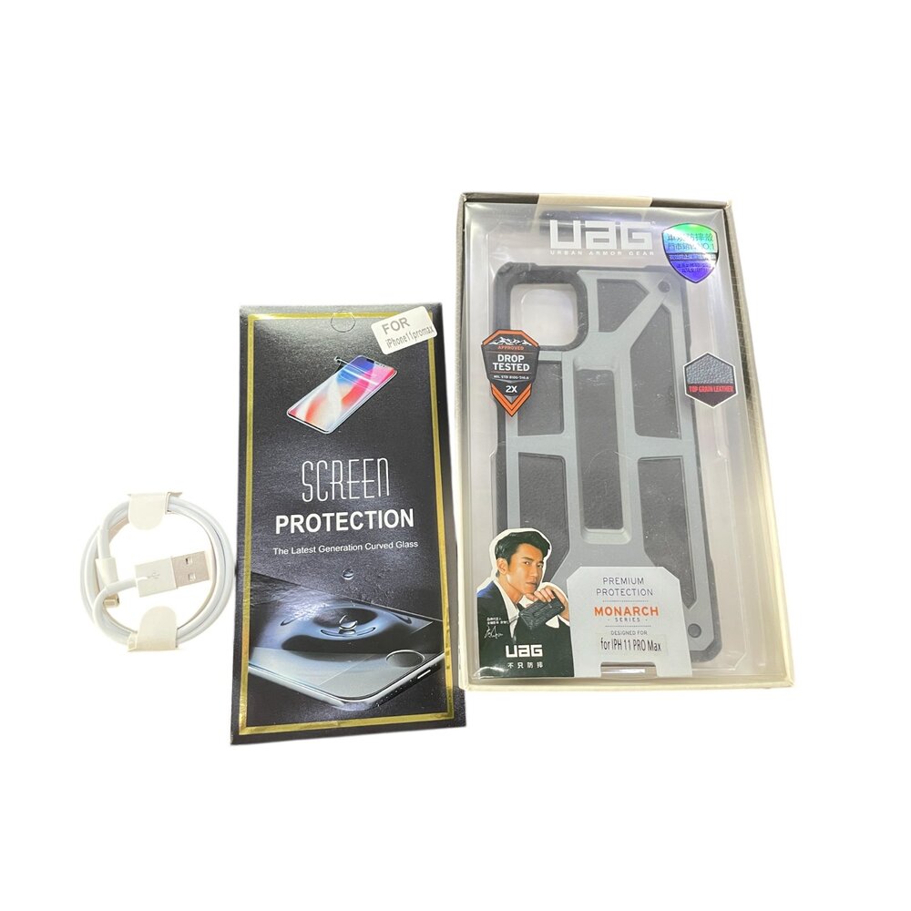 UGA 軍規防摔手機殼 11PRO MAX+送鏡頭貼充電線保護貼 (隨機贈送) 蘋果手機殼 防摔-圖片-2