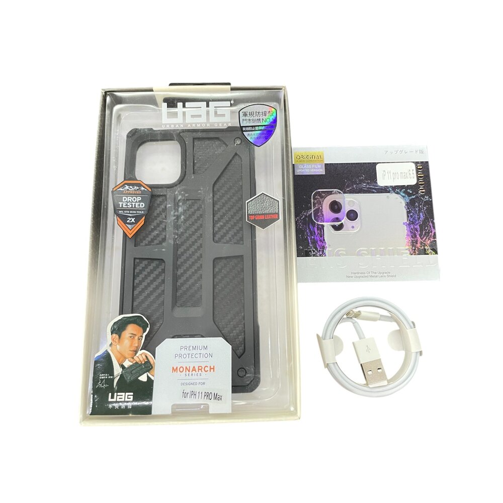 UGA 軍規防摔手機殼 11PRO MAX+送鏡頭貼充電線保護貼 (隨機贈送) 蘋果手機殼 防摔-圖片-4
