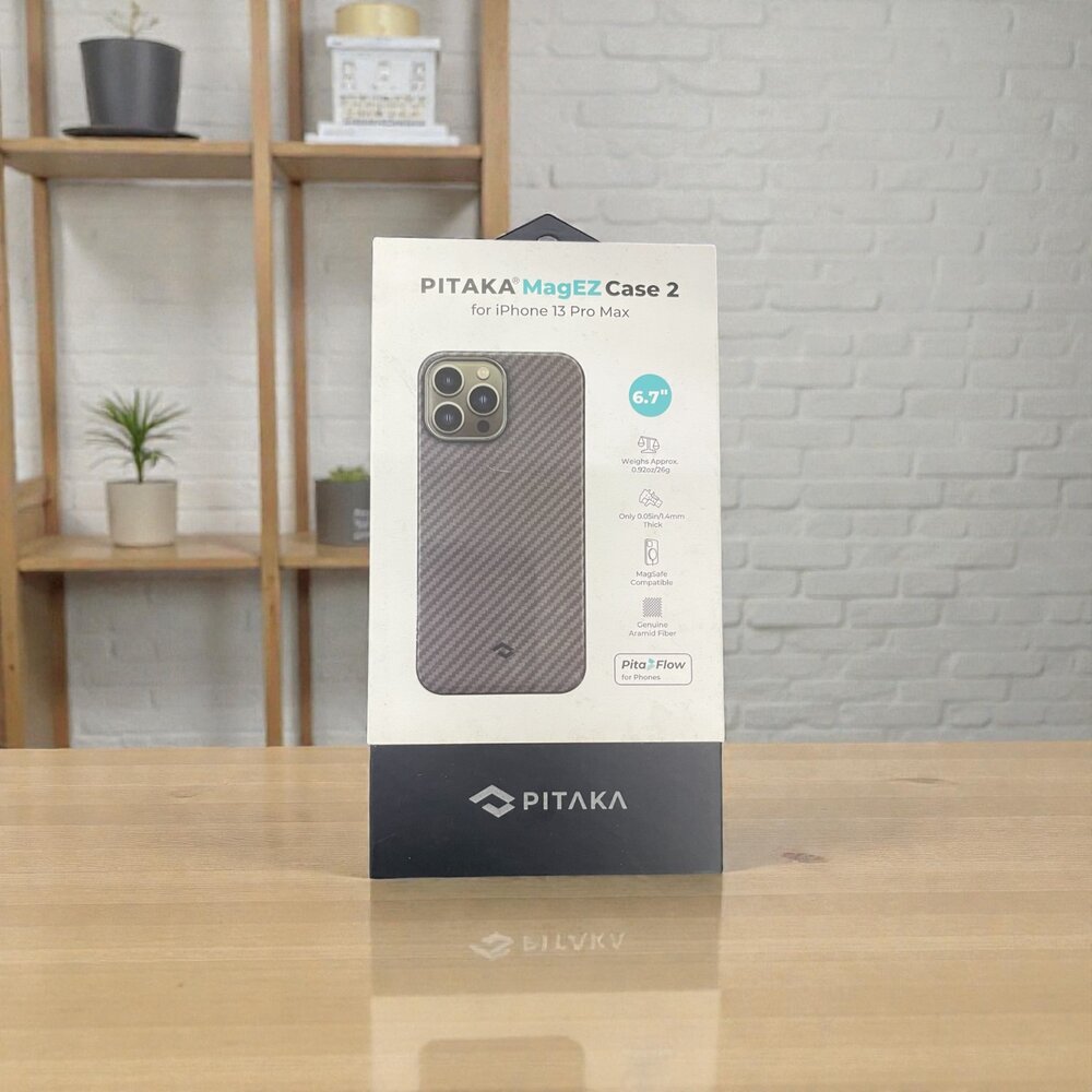 H07-38-PITAKA MagEZ Case 2 iPhone 13 pro max 航太纖維軍規磁吸手機殼 黑現貨