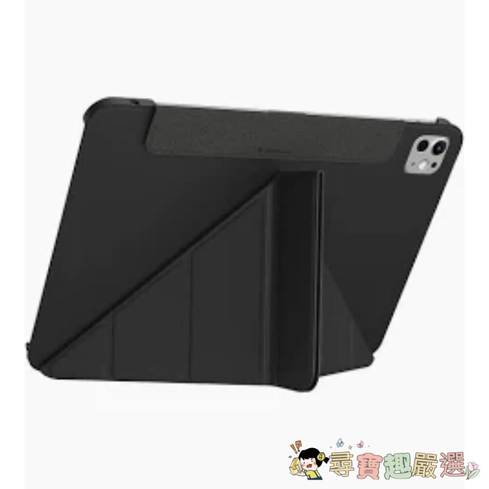 SwitchEasyOrigamiiPad全方位支架保護殼,iPadPro11黑/iPad10.9,灰