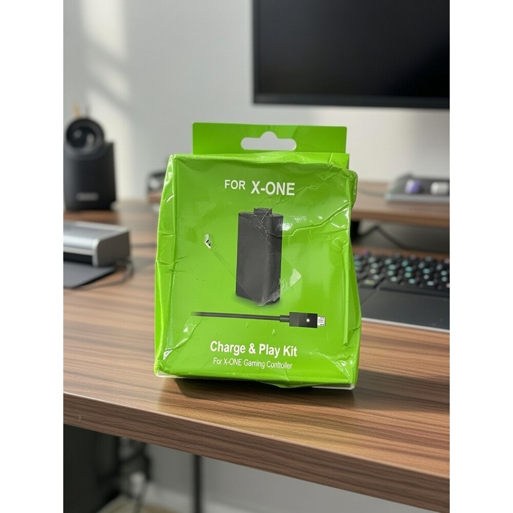 I02-10-24H出貨X-ONE 充電電池組 盒損品~內容全新品 Xbox 第三方同步充電套件現貨