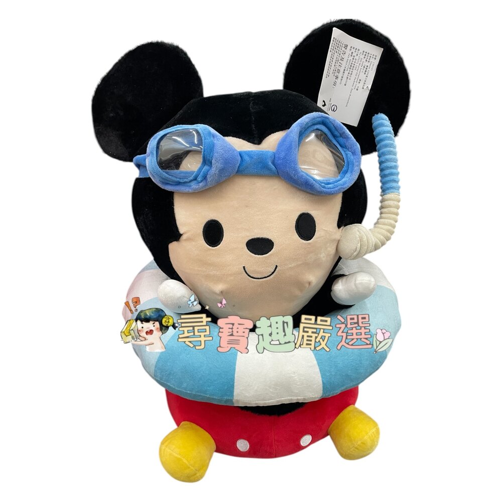 J01-4-好市多 米奇玩偶22吋 游泳一夏 正版/汪汪隊藍色狗狗絨毛玩偶21吋/犀牛 絨毛玩偶21吋 正版