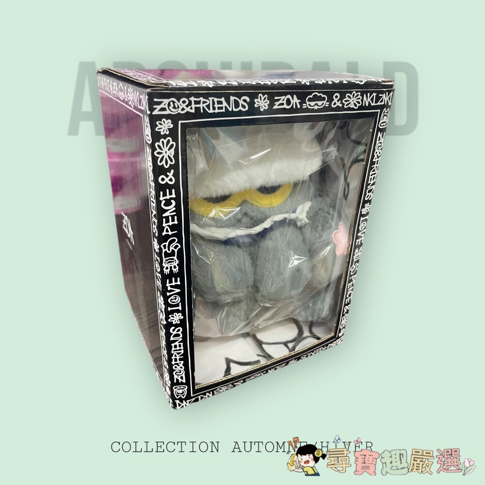ZOA & FRIENDS ZOA 灰色貓頭鷹(大)/ZOA 灰色貓頭鷹(小)/ZOA & FRIENDS 白色太陽花(-圖片-1