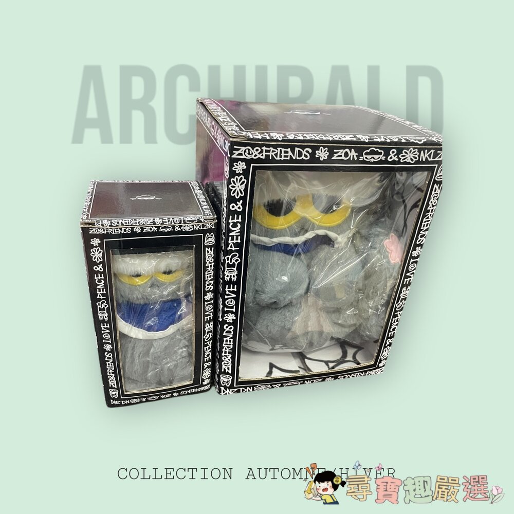 ZOA & FRIENDS ZOA 灰色貓頭鷹(大)/ZOA 灰色貓頭鷹(小)/ZOA & FRIENDS 白色太陽花( 封面照片