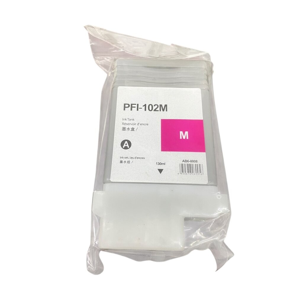 佳能墨水盒 PFI-102C 藍色130ml/PFI-102Y 黃色130ml/PFI-102M 紅色130ml/PFI-圖片-5