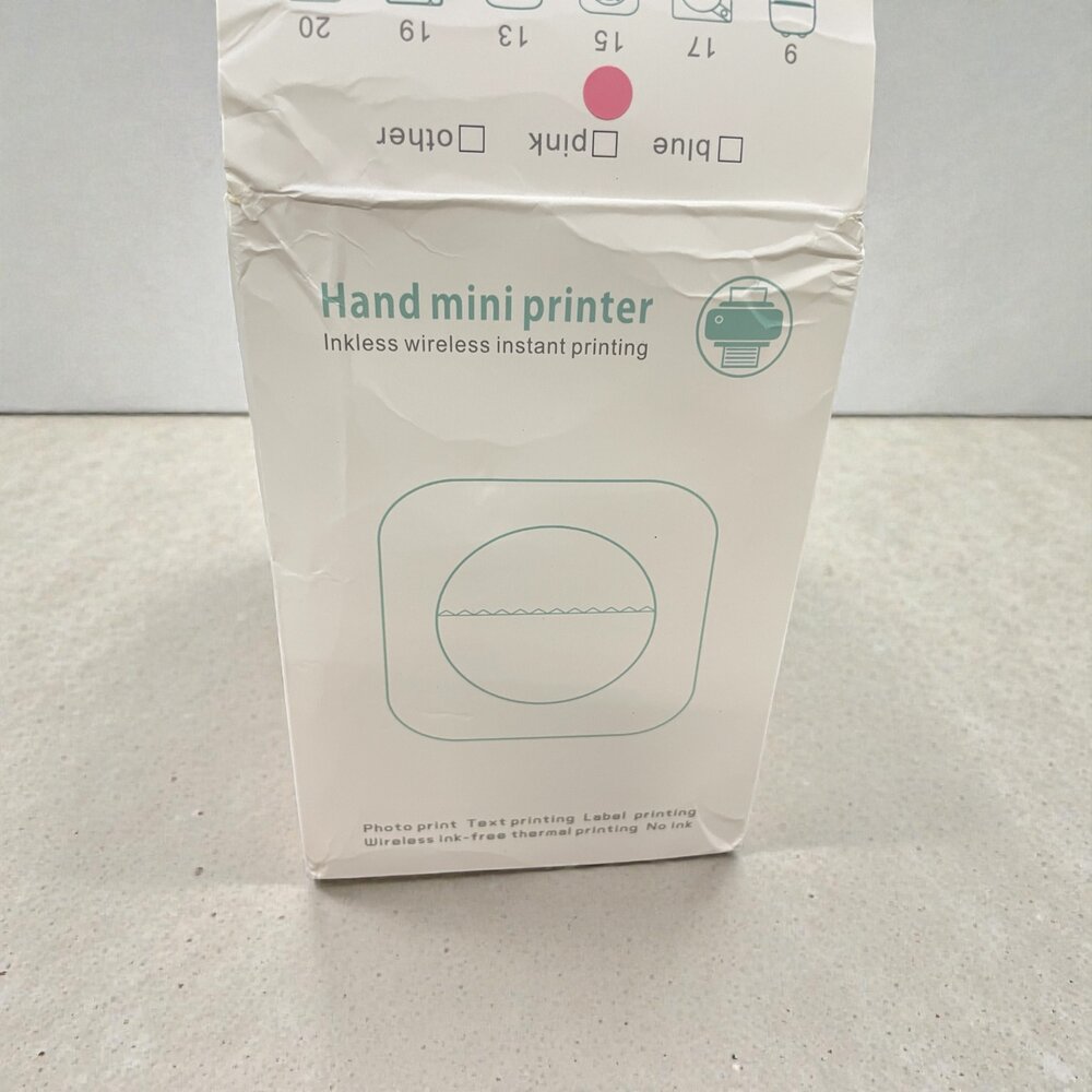 J02-13-便攜式迷你打印機附熱感紙現貨