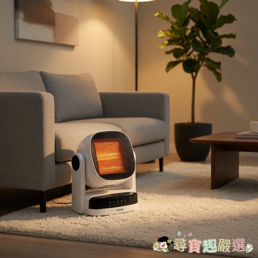 24H出貨CHIMEI 奇美家電 冷暖兩用PTC自動擺頭電暖器, HT-CRV168, 1200W現貨-圖片-1