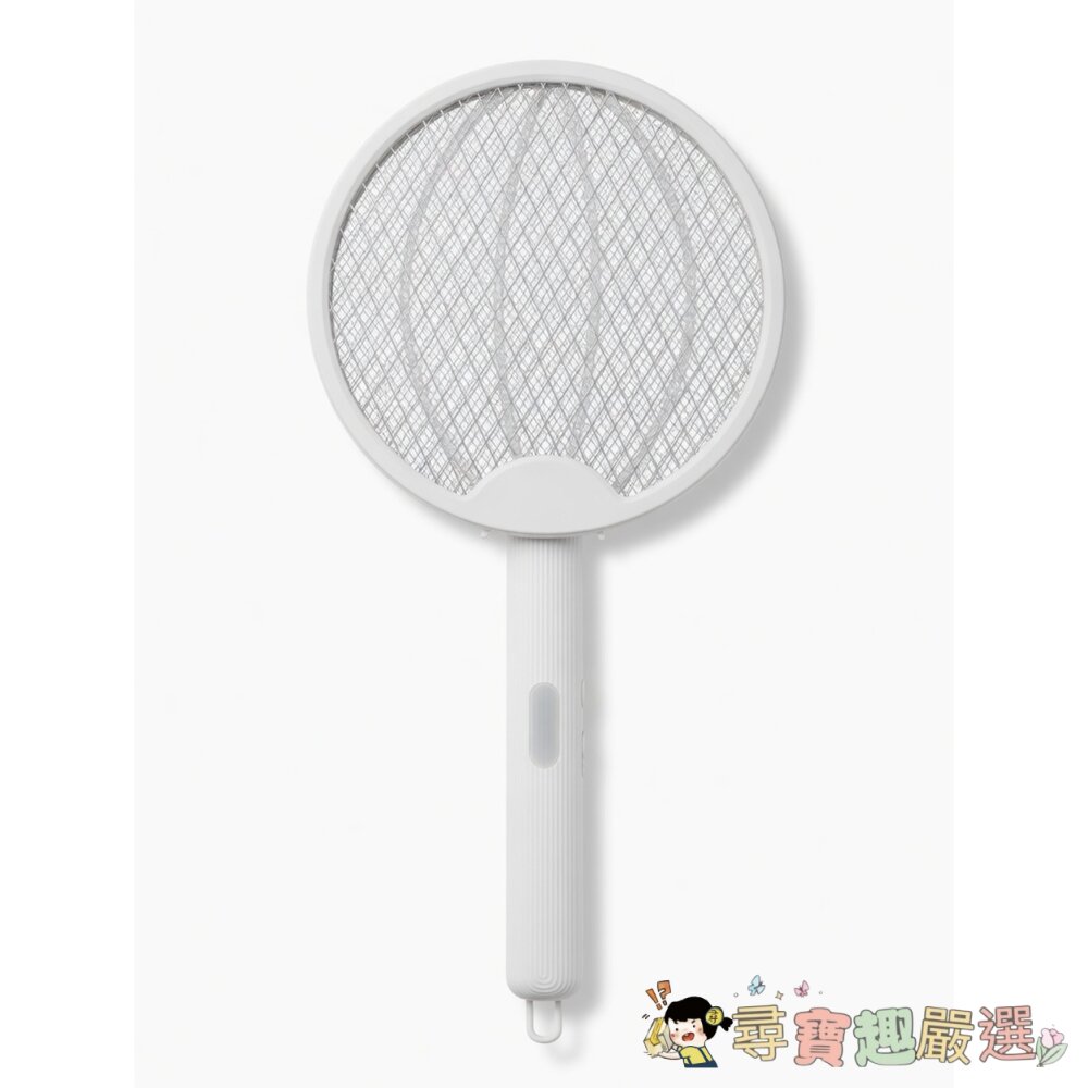 24H出貨ELECTRIC MOSQUITO SWATTER 180度旋轉式折疊電蚊拍 黑色/白色現貨-圖片-1
