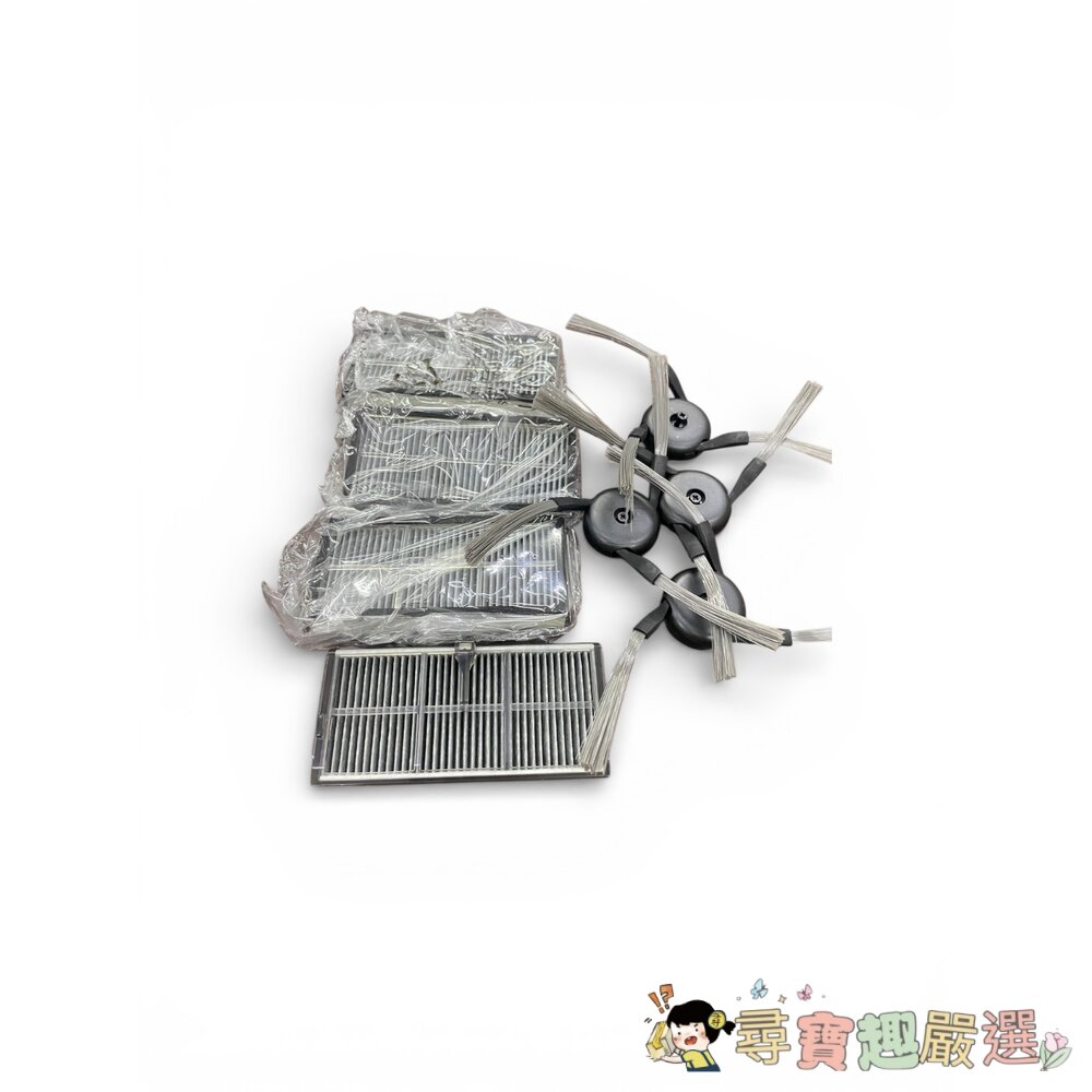 24H出貨追覓 掃地機器人配件 適用 L20/X30/X40｜邊刷*4/HEPA濾網2入（副廠）現貨 封面照片