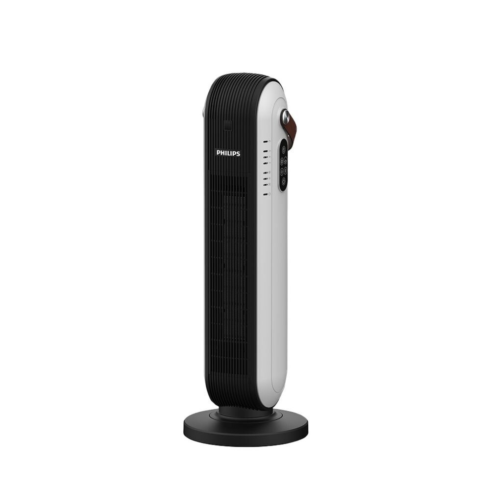 K10-59-PHILIPS 飛利浦 塔式暖風機 遙控, AHR2142FD, 黑銀色現貨