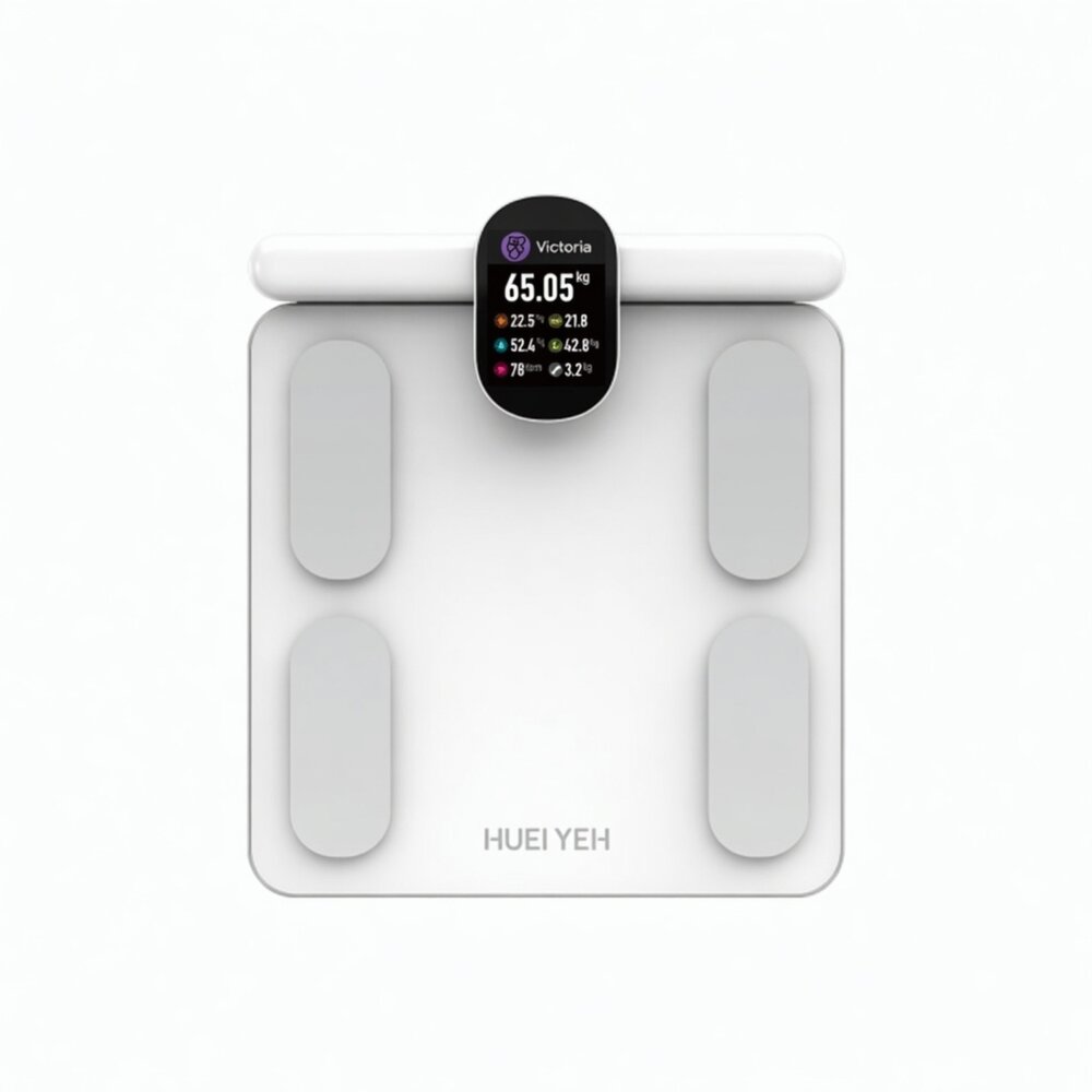 K14-26-八電極智能體脂計, HYG-P100, 白色, 1台現貨