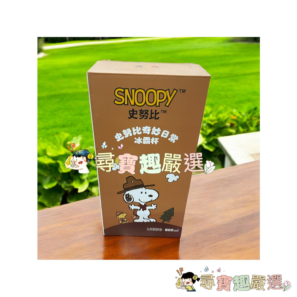 史努比立體造型冰壩冰保溫杯保溫壺800ml大容量不鏽鋼內膽現貨L01-1現貨