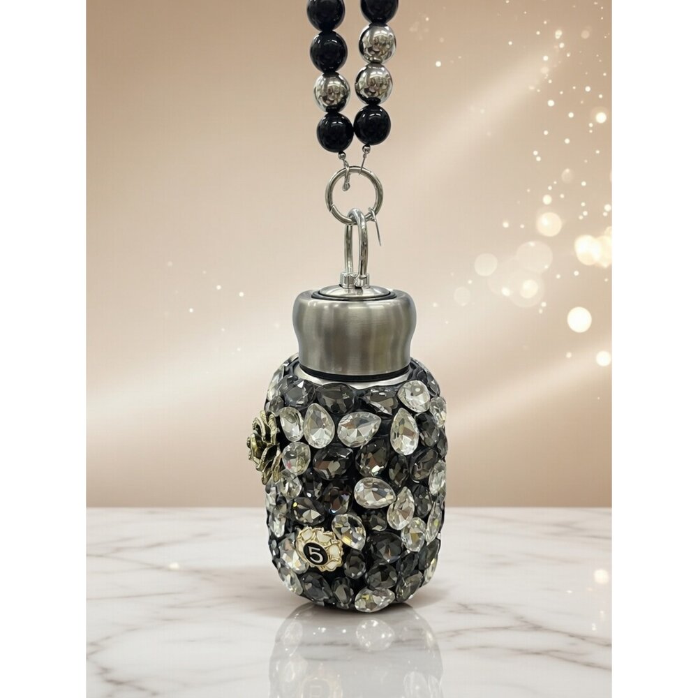 L01-11-玫瑰水鑽迷你保溫杯 30ml現貨