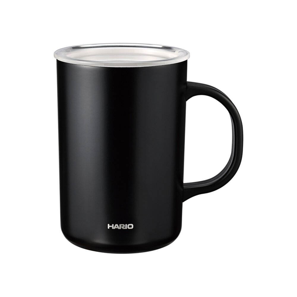 L01-116-HARIO 黑色真空雙層馬克杯   470ml現貨