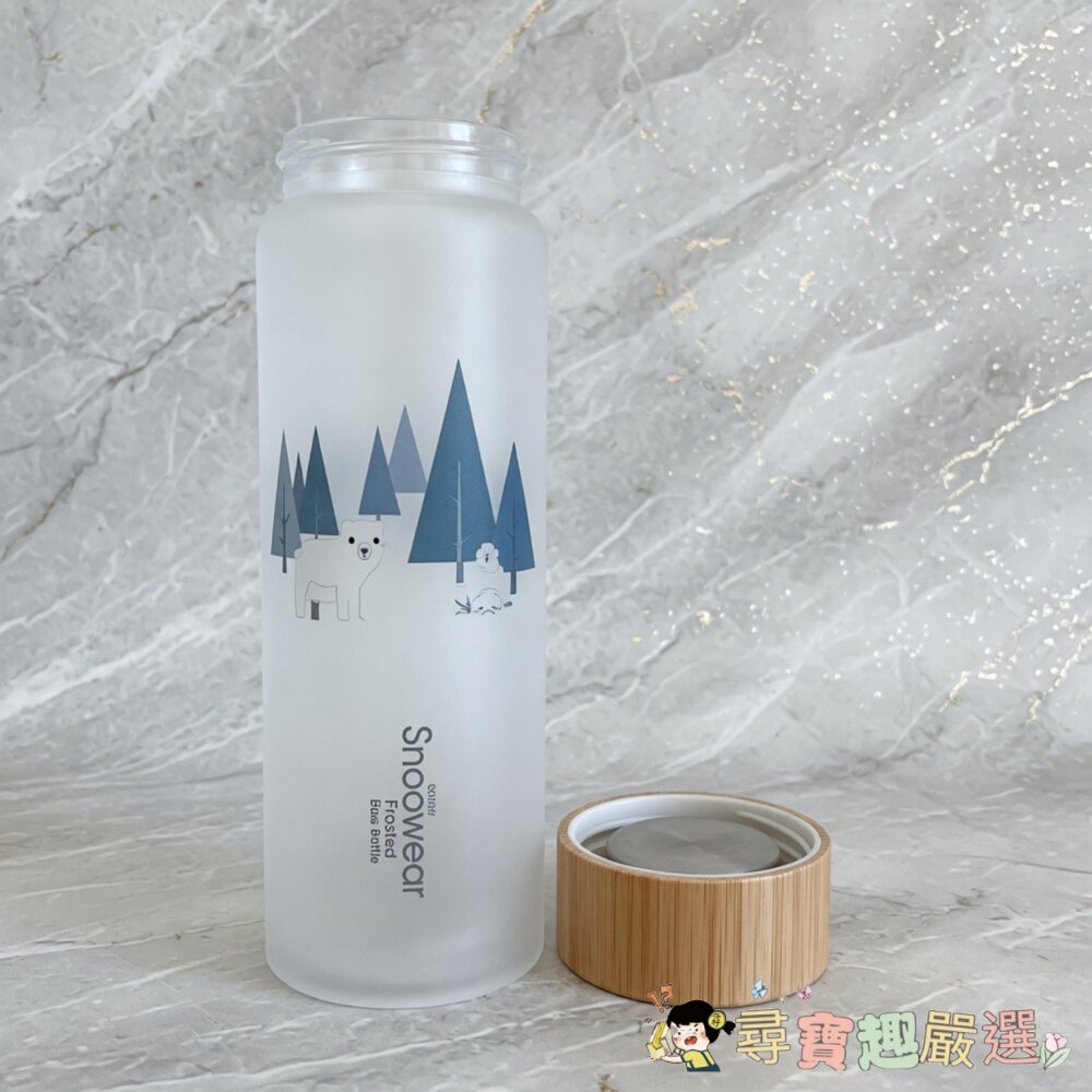 康寧 SNAPWARE 耐熱玻璃水瓶 冬夜森林, 630ml現貨 封面照片