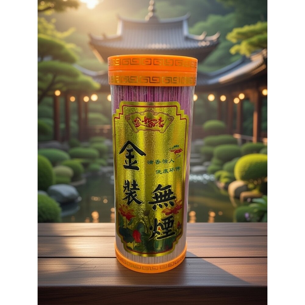 L02-17-檀香無煙桶裝 線香 總18公分現貨