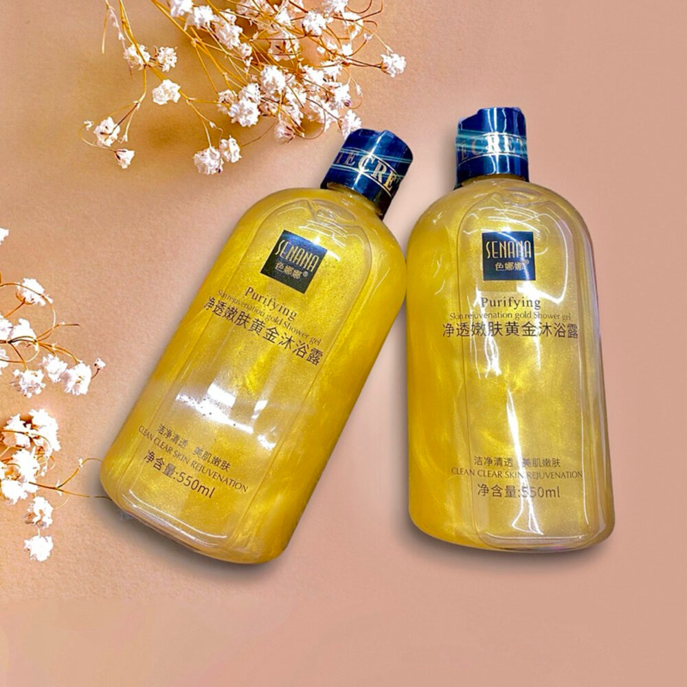 L03-2-現貨 色娜娜 黃金沐浴乳500ml 快速出貨 L03-2