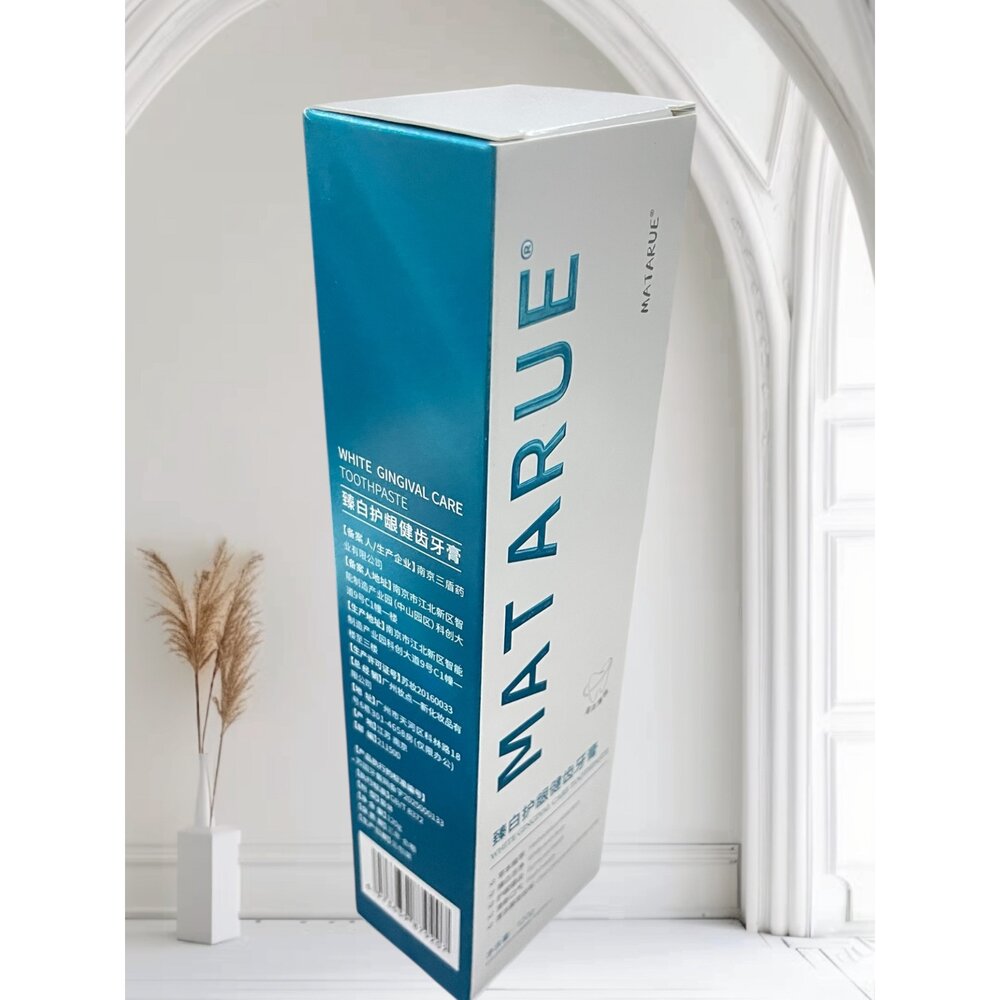 MATARUE 臻白護齦健齒牙膏 120G 薄荷味 6-5-圖片-1