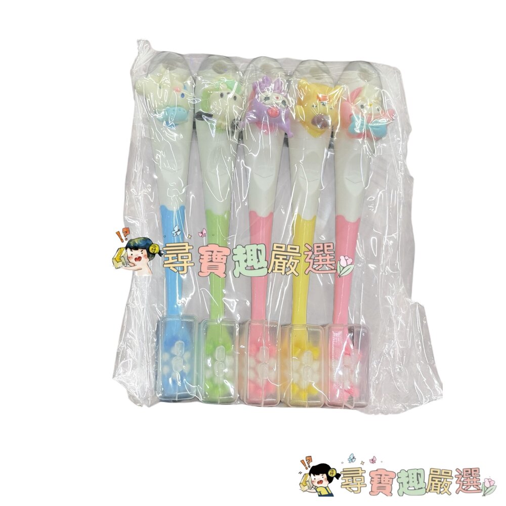 可愛三麗鷗兒童牙刷3~6歲 軟毛刷組5入 現貨現貨-圖片-1