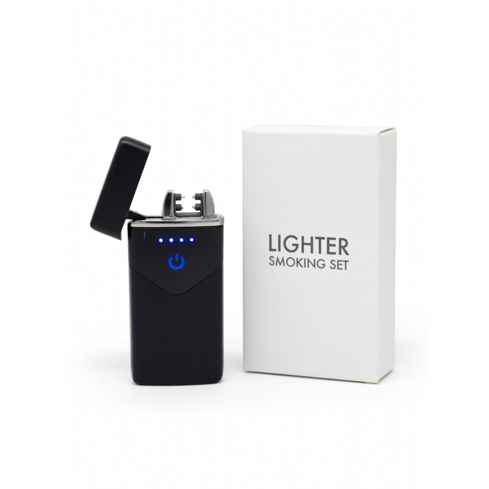 L06-24-24H出貨*尋寶趣嚴選* 充電 持久 當日出貨 USB 雙電弧電子打火機[盒損]現貨