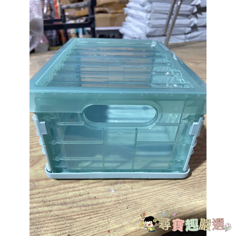 *尋寶趣嚴選* 現貨 桌面收納 小物收納 折疊 收納箱/三款顏色/快速出貨現貨-圖片-5
